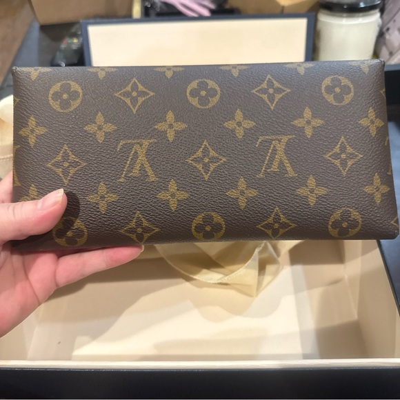 Louis Vuitton Monogram Envelope/Origami/Wallet Clutch in Brown/RARE! - Picture 9 of 15